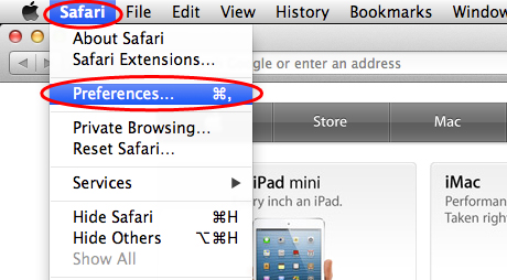 Enable JavaScript in Safari